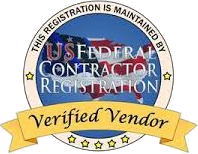 US Federal Contractor Registration Verified Vendor Seal