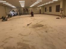 Epoxy floor prep.