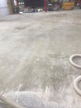 Prep floors for polished concrete application